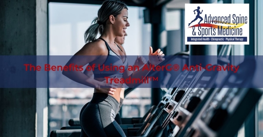 woman running on a treadmill